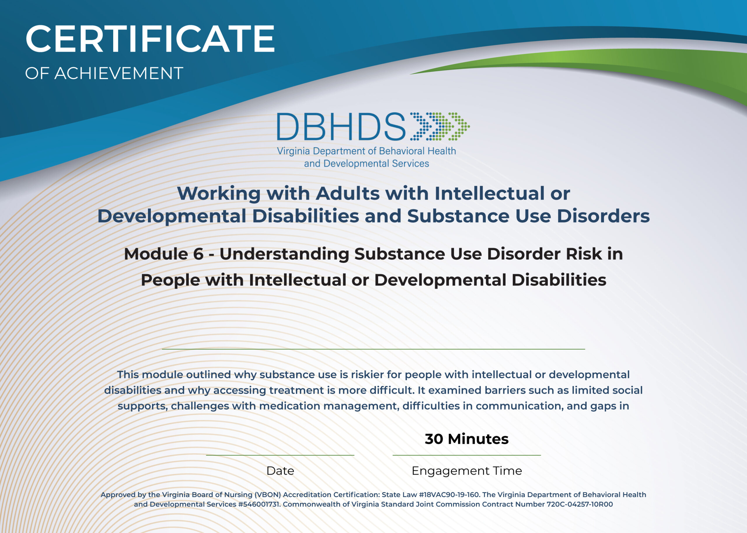 Understanding Substance Use Disorder Risk in People with Intellectual or Developmental Disabilities